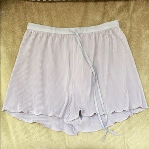 Lavender Ruffle Shorts
